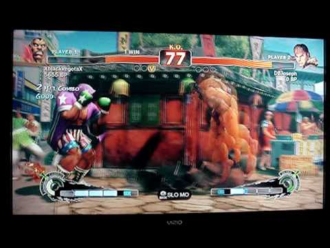 SSF4: XblackvegetaX (Rog) vs DragonBallJoseph (Ryu) - GAF Endless Battle Mode