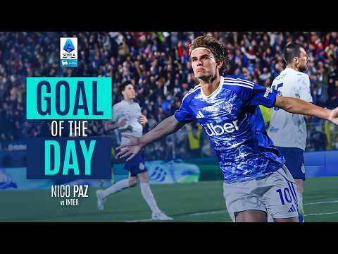GOAL OF THE DAY | Nico Paz's Goal in Slow Motion | Como-Inter | Serie A 2025/26