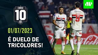É JOGÃO! São Paulo e Fluminense SE ENFRENTAM HOJE no Morumbi; Flamengo PEGA o Fortaleza | CAMISA 10