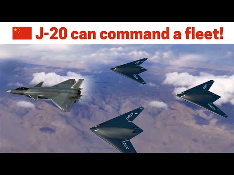 J-20 can command a drone fleet! China unveils concept of the stealth fighter and combat drone group