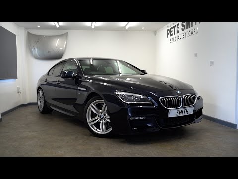 BMW 640d M SPORT GRAN COUPE AUTO STUNNING BLACK SAPPHIRE METALLIC | Pete Smith Cars Coleford