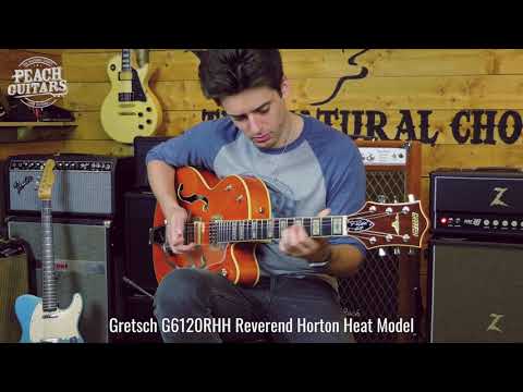 Gretsch G6120RHH Reverend Horton Heat Signature 6120 Hollow Body Orange Stain image 11