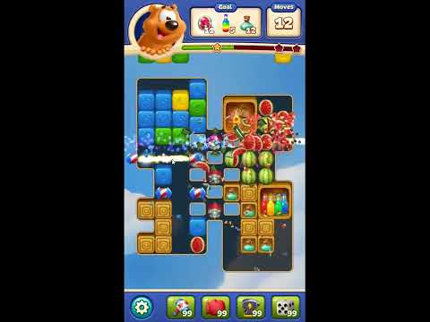 Toon Blast Level 7506 - NO BOOSTERS 🐻🐺🐱 | SKILLGAMING ✔️