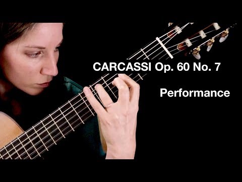 Elite Guitarist - Carcassi's Etude No. 7 - Performance, played by Ines Thome on a GV Rubio