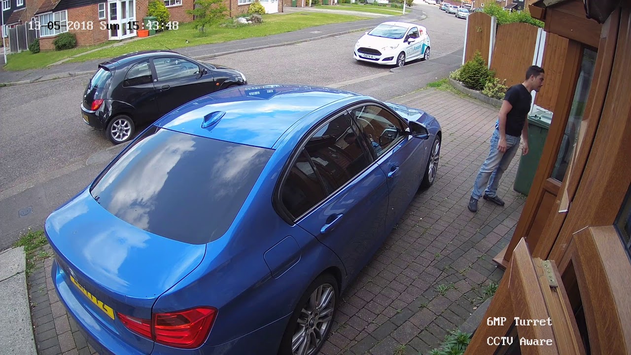 Hikvision 6MP Turret Camera - Daytime Sample Footage