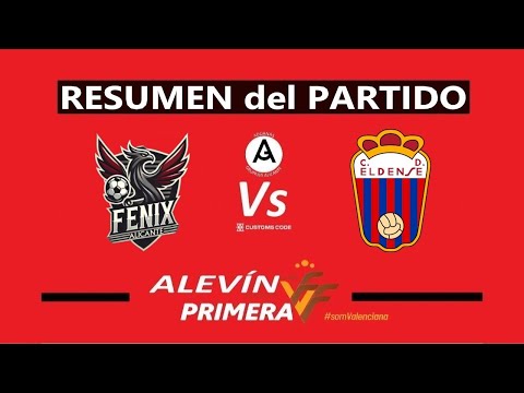 ALEVÍN B - Fénix 🐦‍🔥 Alicante VS Eldense - RESUMEN DEL PARTIDO (10ª jornada de liga)