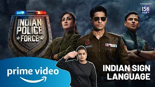 Best Of Sidharth Malhotra In The Indian Police Force! | ISL | Prime Video India | ISH News