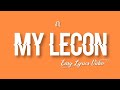 My Lecon - JTL [ Easy Lyrics Video ]