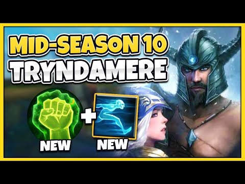 *NEW RUNE* TRYNDAMERE NOW CAN'T BE STUNNED (BROKEN NEW SYNERGY) - League of Legends