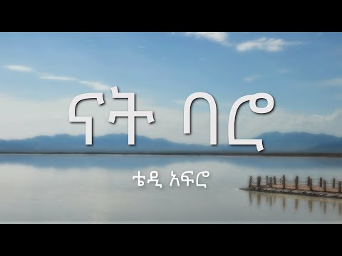 Teddy Afro ቴዲ አፍሮ - Nat Baro ናት ባሮ Lyrics Video
