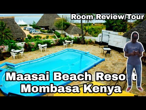 Maasai Beach Bar and Resort || Beach Room Review/Tour in Mombasa Kenya || Man Kilits  Travel Vlog