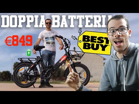 Elektrinis dviratis Kaisda K201, 20", 250W, 20,08Ah, juodas video