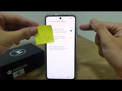How to enable or disable Google Play Protect on Moto G50