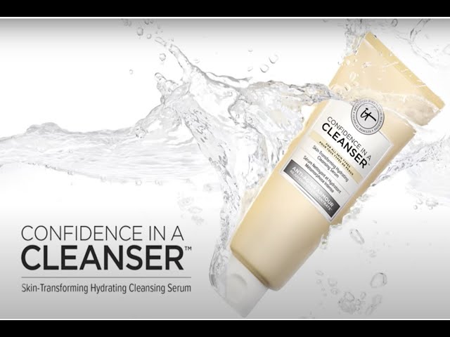 Vídeo relacionado con IT Cosmetics, Limpiador + Sérum, Hidratación Intensa, Combate Líneas de Expresión y Arrugas, Fórmula con Anti-Aging Armour Rejuvenating Concentrate, Confidence In a Cleanser, 148 ml