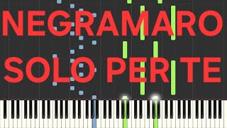 negramaro~solo per te(rallentato-slow)=piano facile easy tutorial