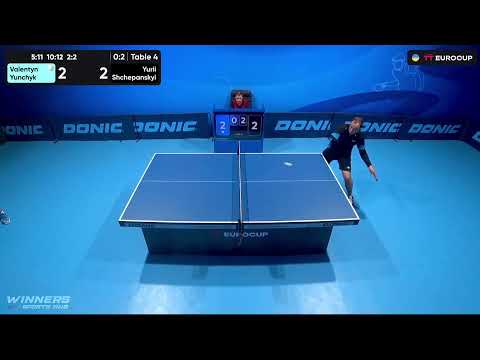 10:20 Valentyn Yunchyk - Yurii Shchepanskyi 01.08.2023 TT Euro.Cup Ukraine Star. TABLE 4