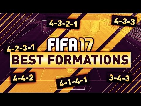 BEST FORMATIONS COMPARED IN FIFA 17 ULTIMATE TEAM! WHAT TO USE IN FUT CHAMPIONS!