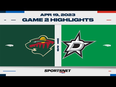 NHL Game 2 Highlights | Wild vs. Stars - April 19, 2023