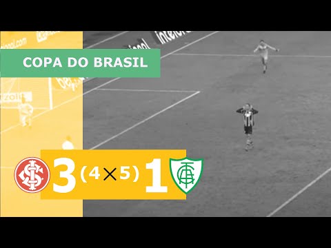 INTERNACIONAL (4) 3 X 1 (5) AMÉRICA-MG - COPA DO BRASIL 2023; GOLS E PÊNALTIS