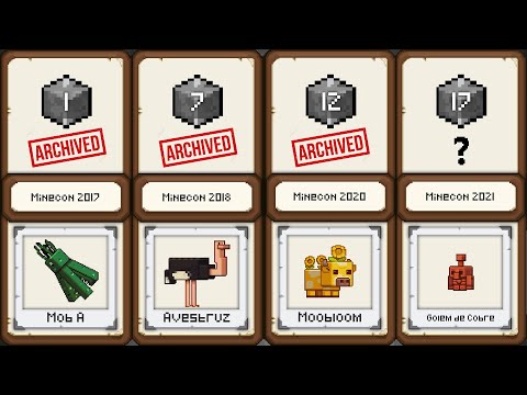 ElSirKael - Minecraft: All Minecon Mobs (2017-2021 Comparison)