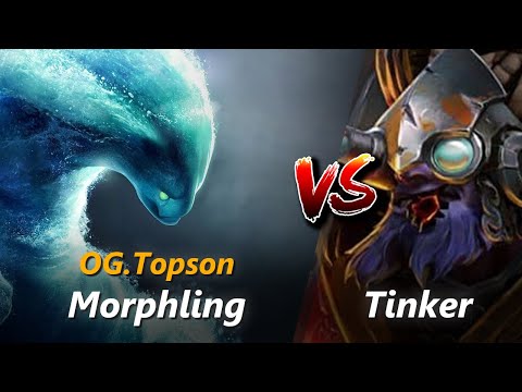 How to Morphling mid vs Tinker (feat. Topson) | First 10 minutes