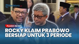 Rocky Gerung Kritik Keras Penunjukan M Qodari jadi KSP: Prabowo Siap-siap 3 Periode Dong