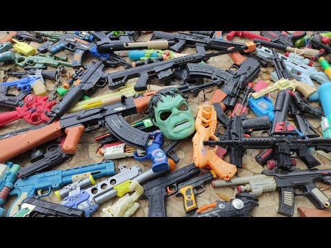 Hacker Weapon Box! Explosives and Dangerous Toy Guns - Sharp Karambit Knives - Box of Toy Guns #41