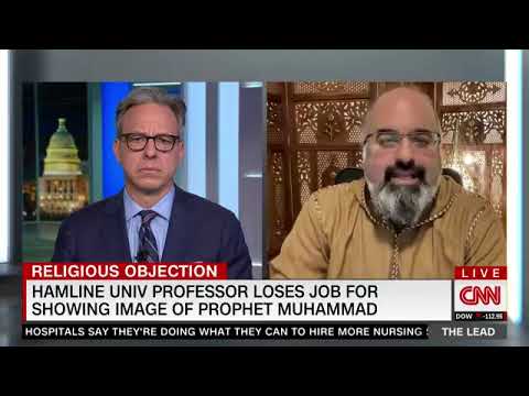 Omid Safi on CNN Jake Tapper January 9th 2023 on images of Prophet Muhammad (controversy at Hamline)