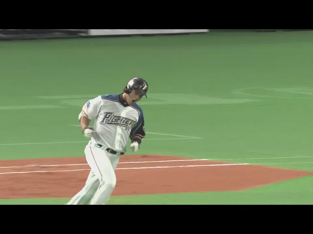 【6回裏】ファイターズ・谷口がCSへ猛アピール!! ファン涙の今季2号!! 2015/9/19 F-L