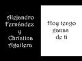 Alejandro Fernández & Christina Aguilera - Hoy ...