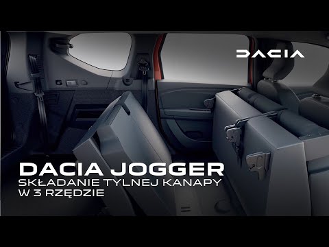 Jogger - Składanie tylnej kanapy w 3 rzędzie