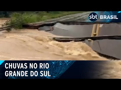 Chuvas no RS causam estragos em 65 cidades; 6 pessoas morreram | SBT Brasil (30/04/24)