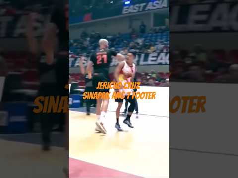 JERICHO CRUZ SINAPAK ANG 7 FOOTER /CRUZ VS BROWN #viralvideo #basketball #shorts #easl