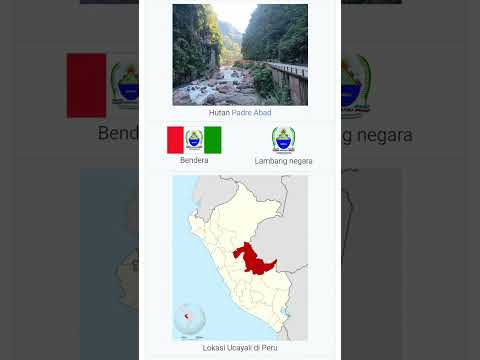 Hutan Padre Abad, Bendera, dan Lambang Negara Departemen Peru Ke-25=Ucayali #peru