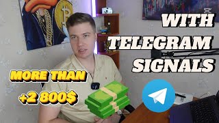 Made +2800$ with Telegram signals in one day with Telegram Copy utility