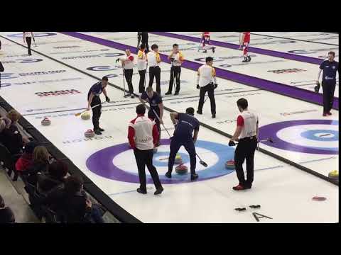 Bruce Mouat delicate hack-weight runback to score four