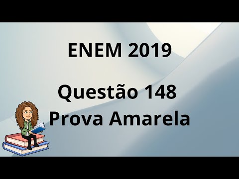 Questão de matemática do Enem 2019 - Questão 148 (Prova Amarela)