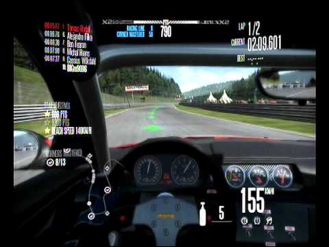 Need For Speed "Shift". 2 Laps Around The SPA GT In A BMW 135i