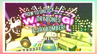 How to unlock dry bones and the dry bomber in Mario kart DS