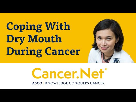 Coping With Dry Mouth During Cancer