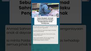 Sebut Biadab, Ahmad Sahroni Kecam Pelaku Penganiayaan Anak di Daycare Yogyakarta