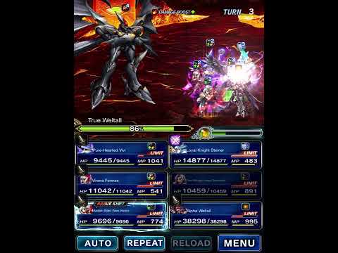 Final fantasy brave exvius: VW true weltall perfect score