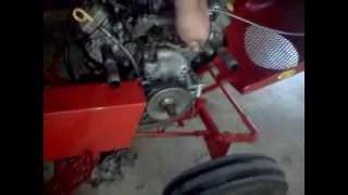 Speedex tractor repower High revs briggs 16hp v twin
