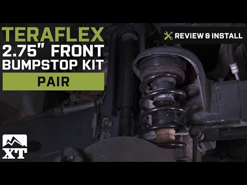 Jeep Wrangler Teraflex 2.75" Front Bumpstop Kit (2007-2017 JK) Review & Install