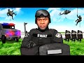Controlling THE SWAT TEAM in GTA 5!