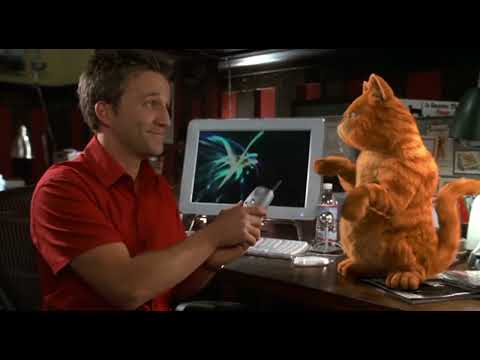 Garfield The Movie (2004) Odie TV Happy Chapman scene