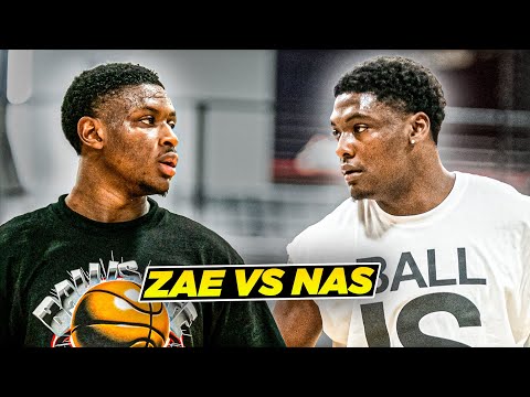 Nasir Core Calls Out NBA G League Player To 1v1 In The TRENCHES!! | Nas vs Zae 1v1