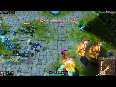LoL Hacked   Azir + Ashe Exploit = Unlimited Turrets 6 Minutes a ranked lost game