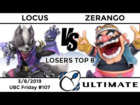 UBC Friday #107: LR7 - TGS|Locus (Wolf, Ryu) vs GB|Zerango (Wario, King Dedede)