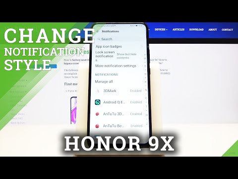 How to Set Up Notifications in Honor 9X – Configure Notifications